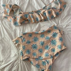 Tori praver Tulum Ruffle Bikini